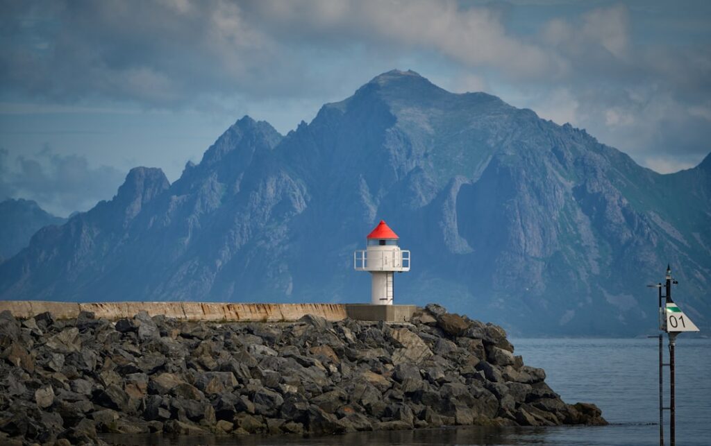 Photo Norwegian lighthouse