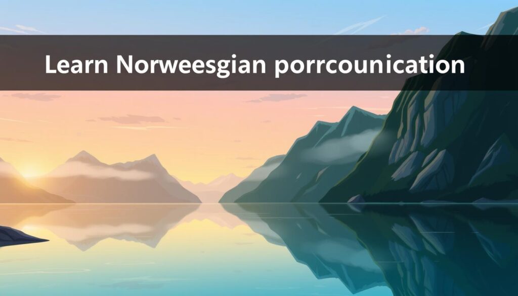 Aussprache im Norwegisch lernen