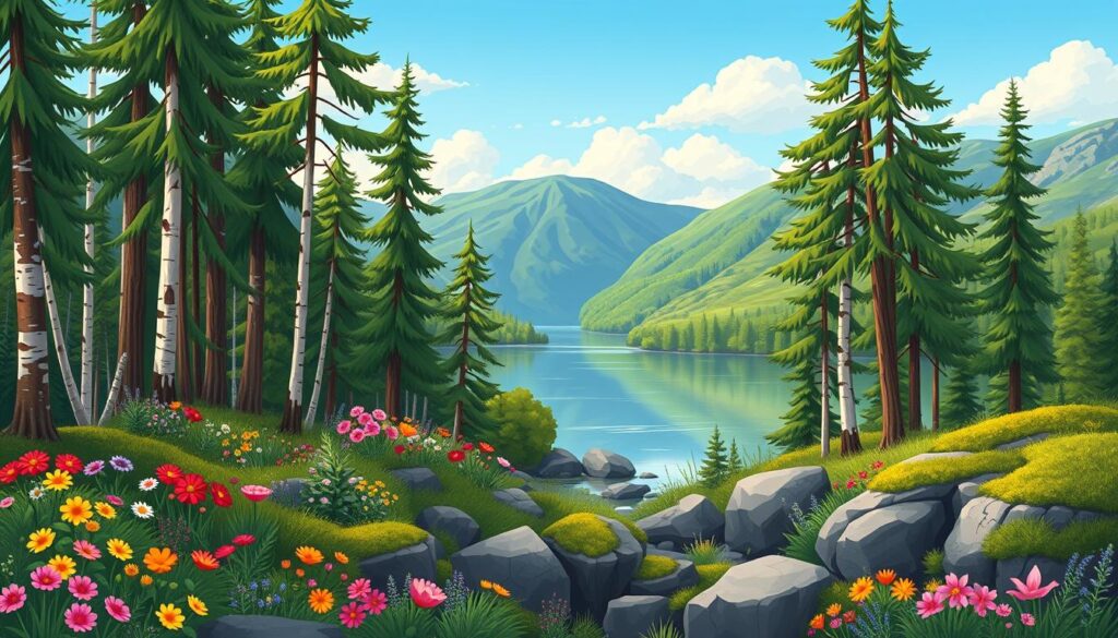 Beschreibung der norwegischen Vegetation