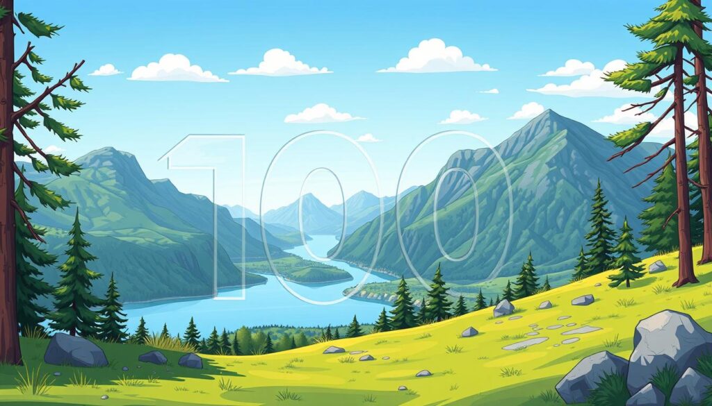 Die norwegischen Zahlen von 100 bis 1.000
