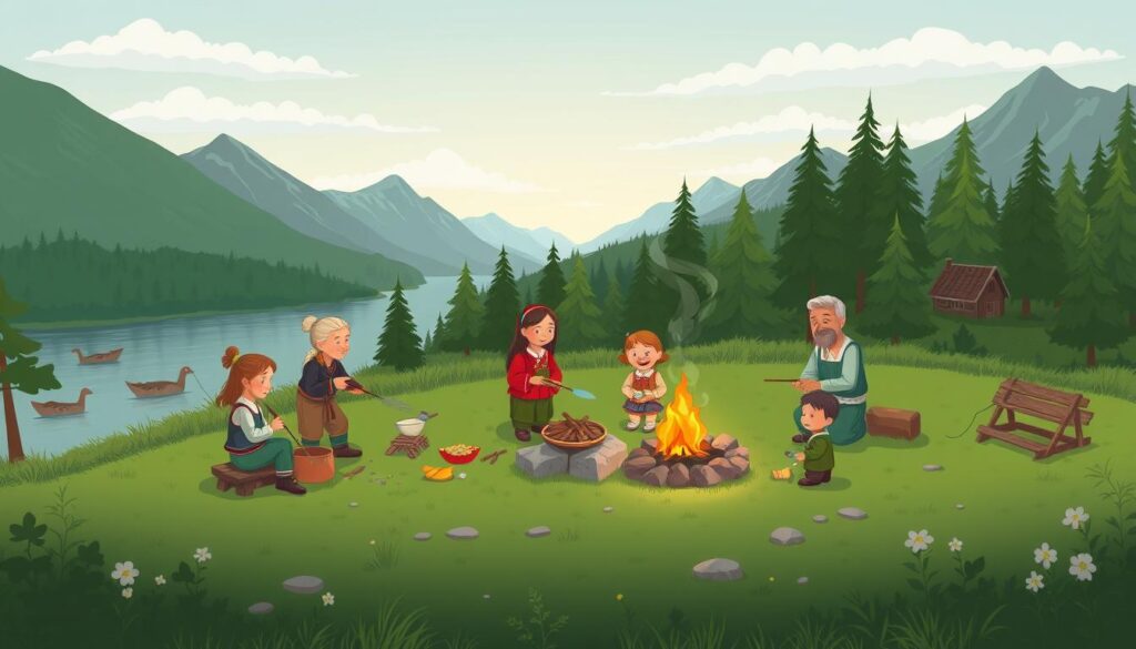 Familie und Norwegische Familienstruktur