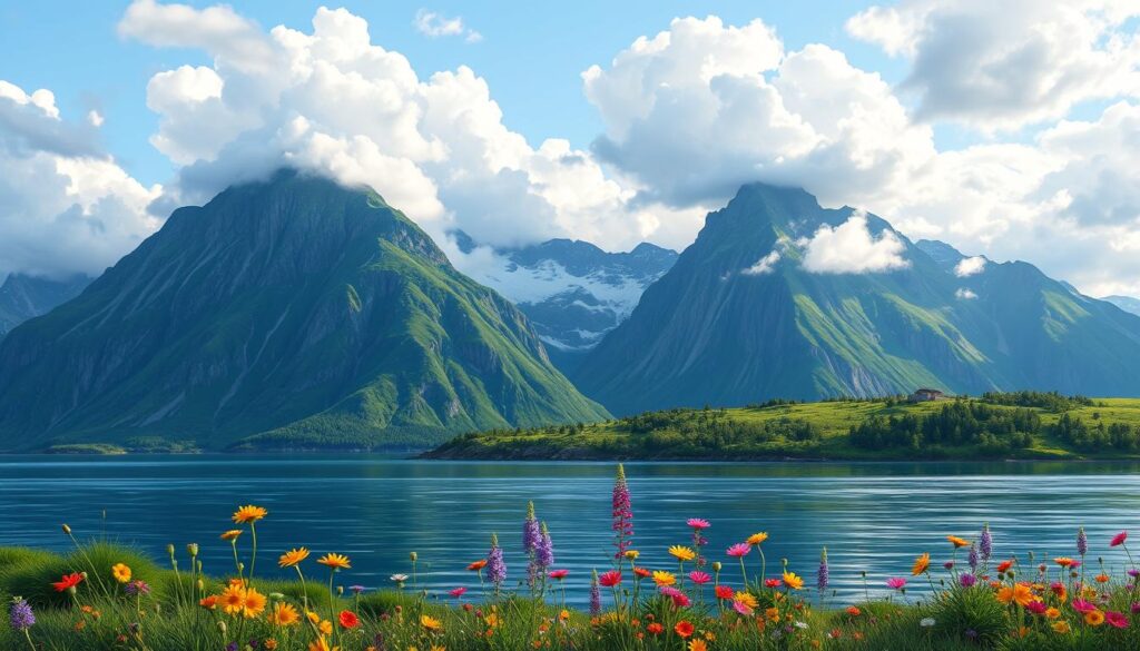 Natur und Landschaften auf Norwegisch beschreiben