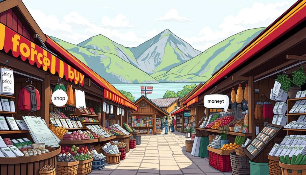 Top Wörter für Shopping in Norwegen