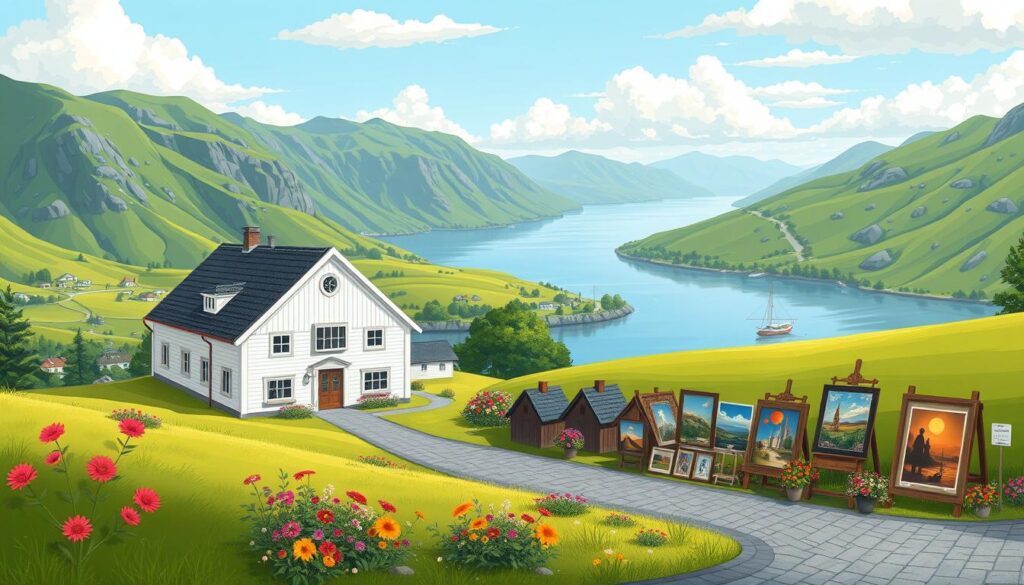Über Kunst und Museen sprechen: Wichtige Vokabeln auf Norwegisch