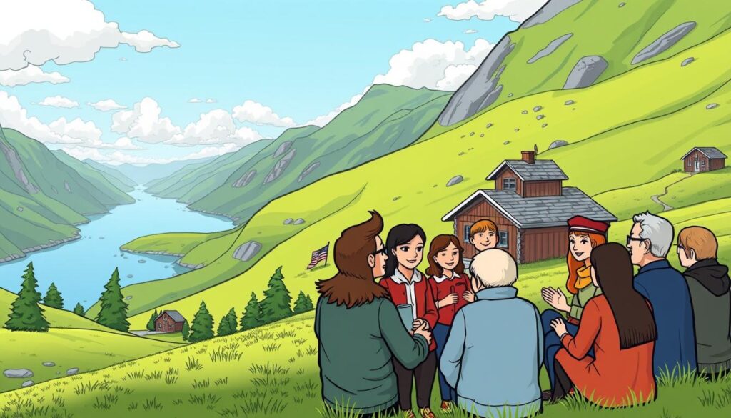 Über Politik und Gesellschaft auf Norwegisch sprechen