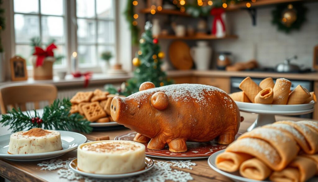 Norwegische Weihnachtsdessert Traditionen