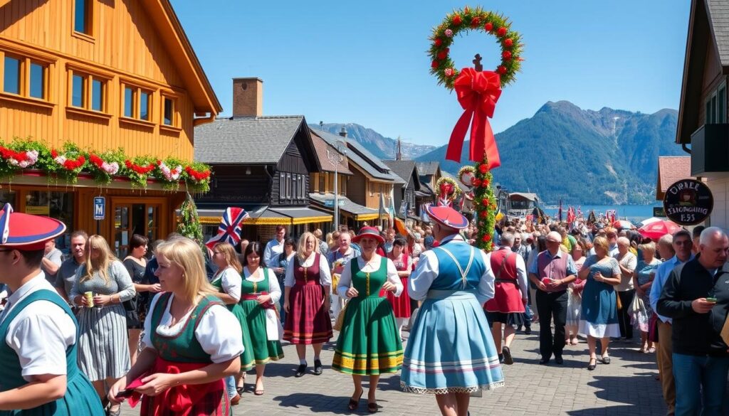 Tourismus während Norwegischer Feierlichkeiten