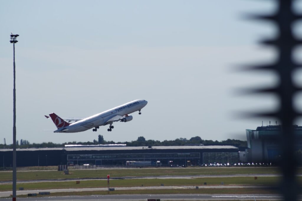 Photo Airplane taking off