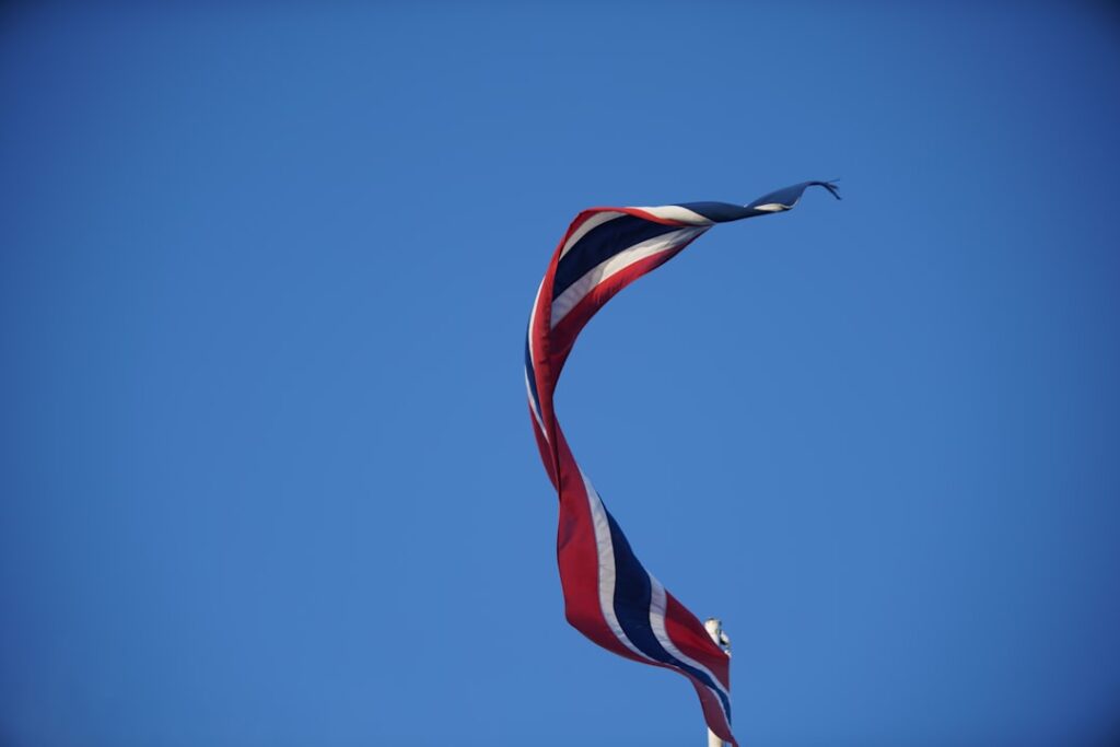 Photo Norwegian flag