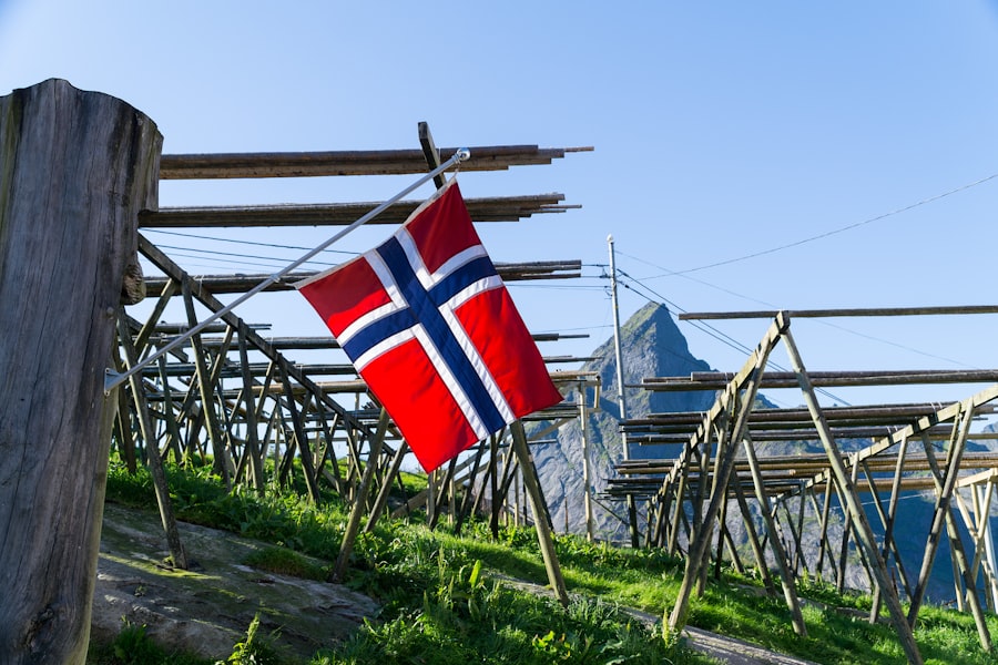 Photo professional networking in Norwegian business