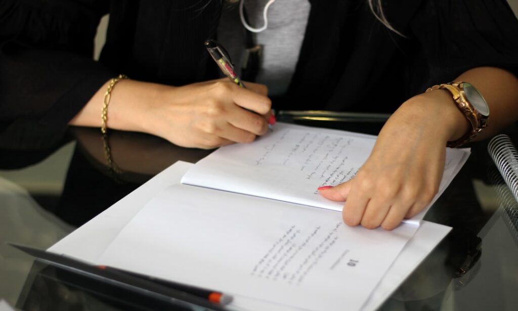 Photo Arbeitsvertrag